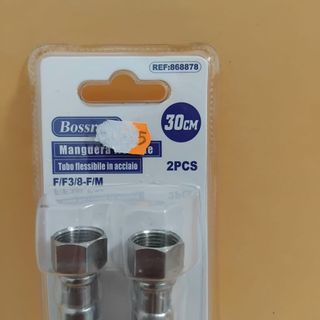 2 Mangueras Bossram 30cm para grifos/WC