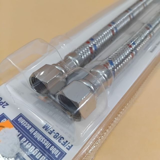 2 Mangueras Bossram 30cm para grifos/WC