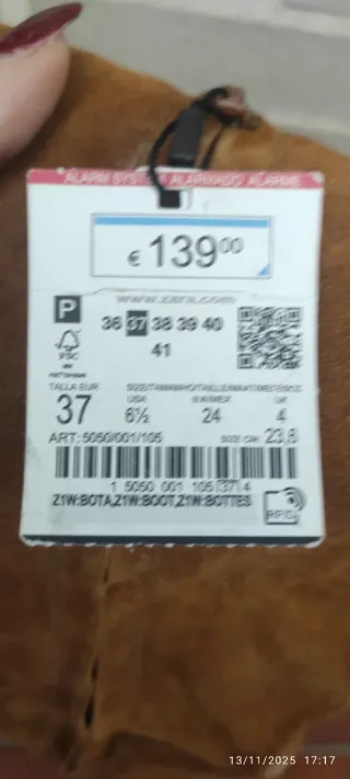 Botas mosqueteras ante 100% con flecos NUEVAS