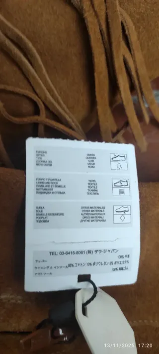 Botas mosqueteras ante 100% con flecos NUEVAS