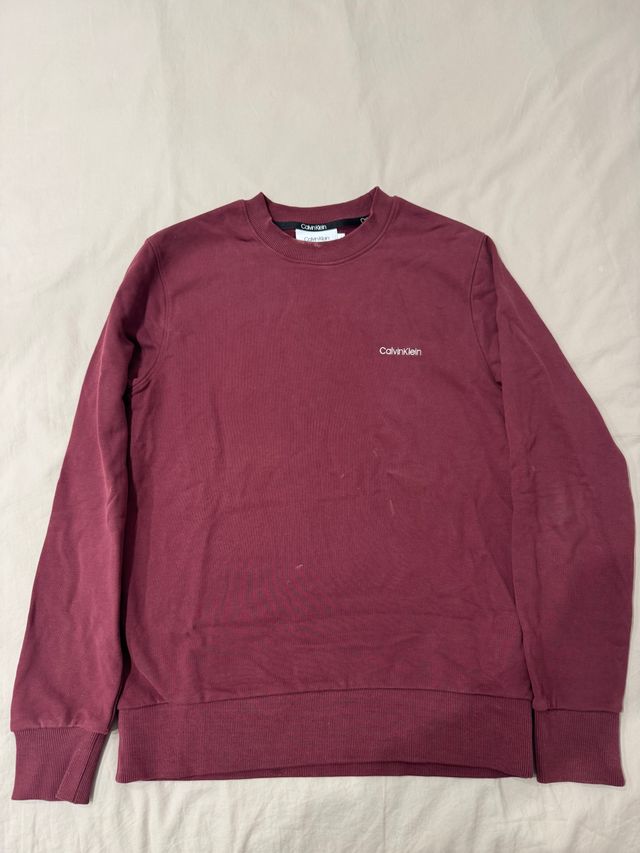 Sudadera Calvin Klein Granate Talla S