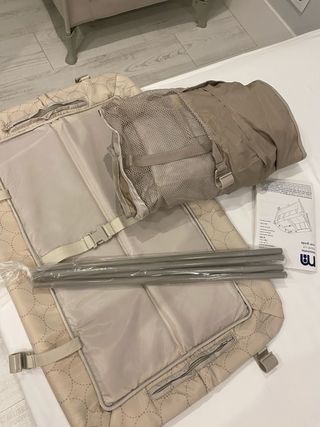 Cuna de viaje con cambiador, colchón , plegable