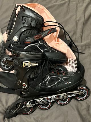 Patines Fila Primo Air One + Estuche Rosa