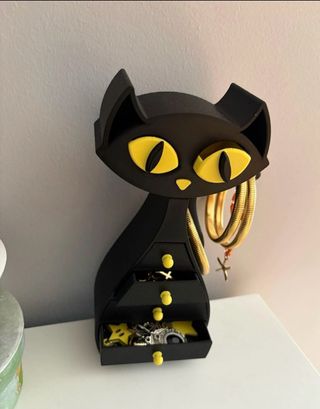 Portagioie Gatto Nero con Cassetti