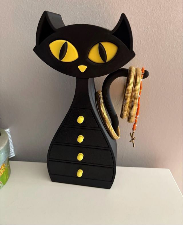 Portagioie Gatto Nero con Cassetti