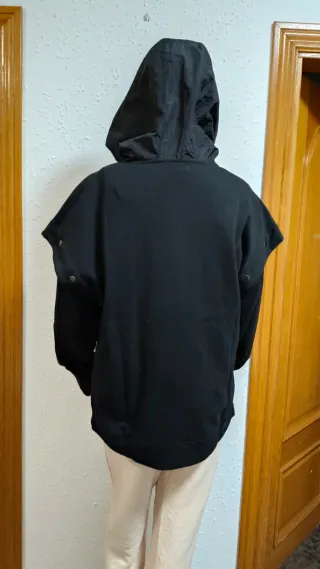 Chaqueta/Chaleco  Negra de algodón unisex