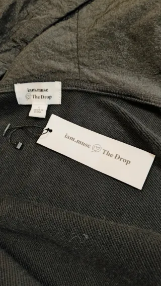 Chaqueta/Chaleco  Negra de algodón unisex