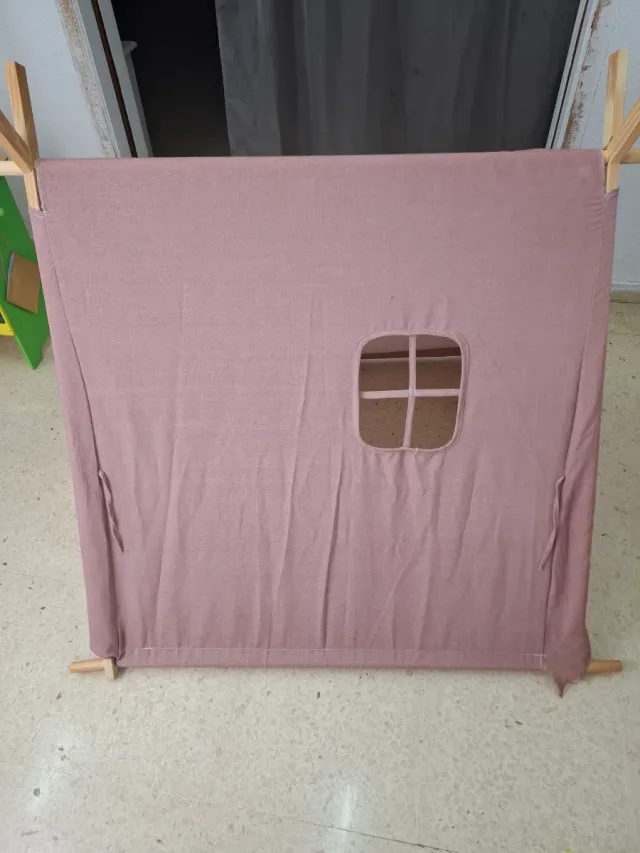 Tienda tipi infantil rosa