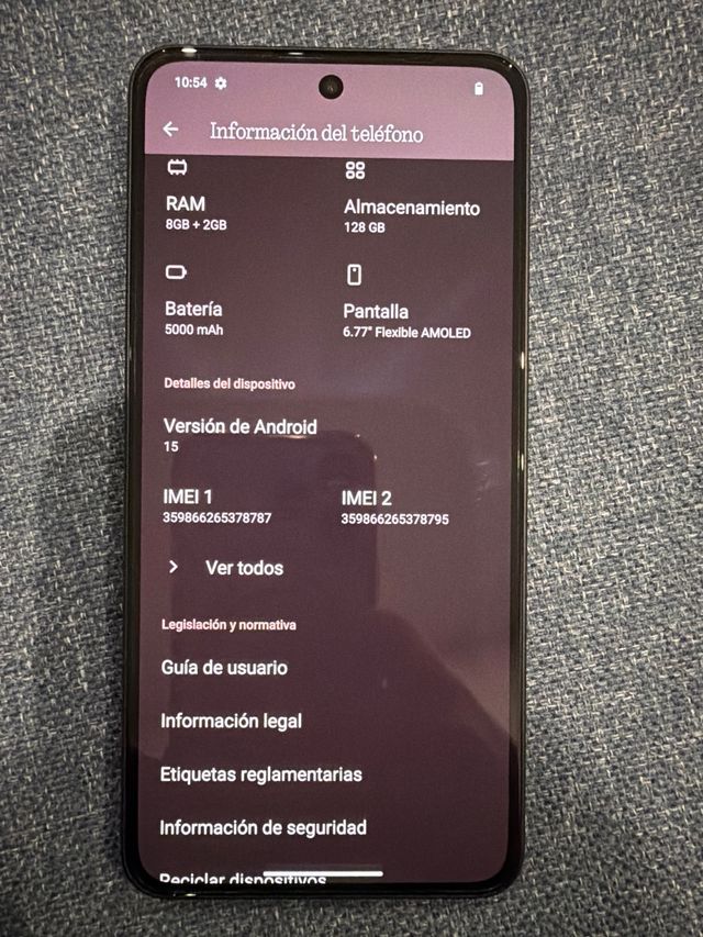 Nothing Phone (3a) 128GB Negro/Gris