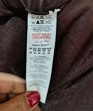 Elegante vestido marrón chocolate talla 54