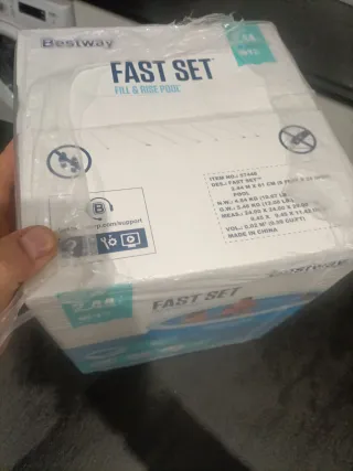 Piscina inflable Bestway Fast Set 2.44m