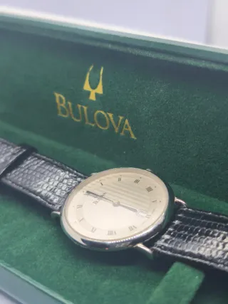 Reloj Bulova Plata y Negro