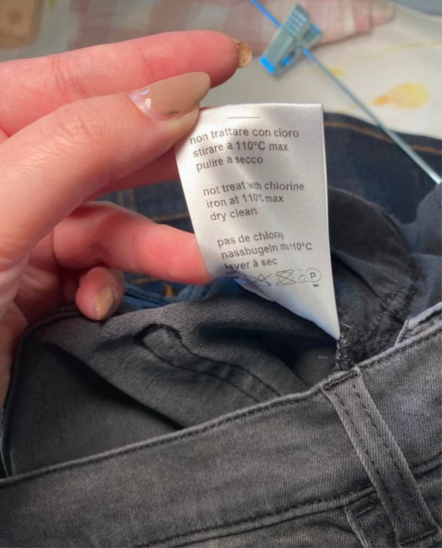 Jeans skinny grigi donna strappati