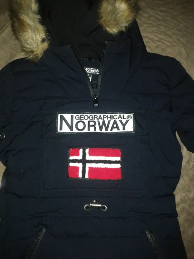 Chaqueta geographical Norway Azul y blanca