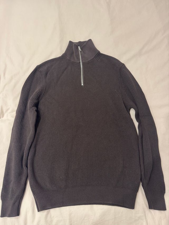 Jersey Zara cremallera cuello alto Talla M