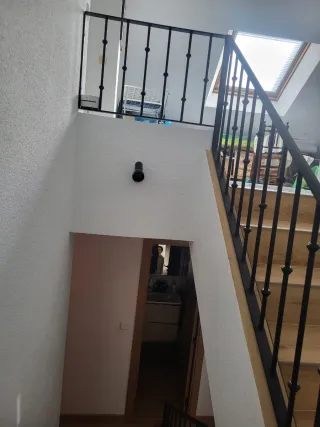 Puerta de hierro para exterior