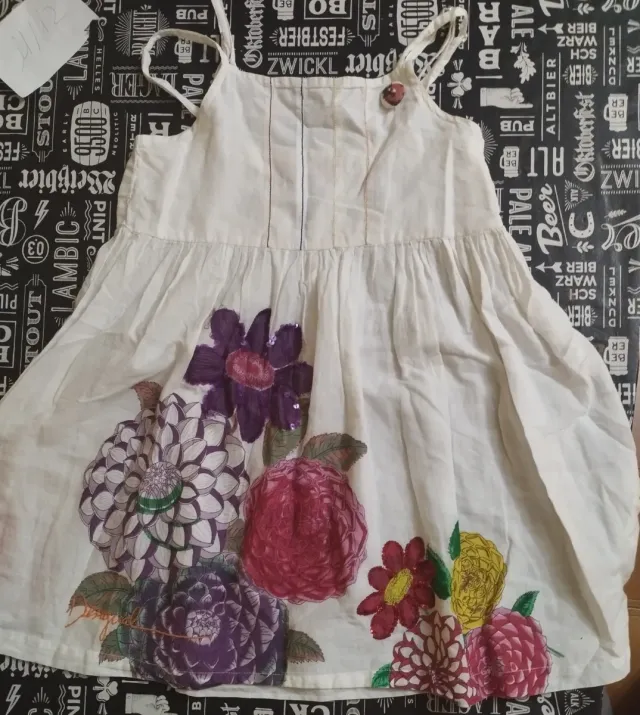Camisa Desigual niña 9/10 años flores