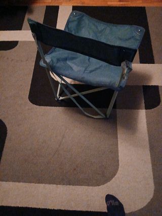 Silla plegable Quechua azul/verde