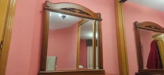 Juego de dormitorio color cerezo