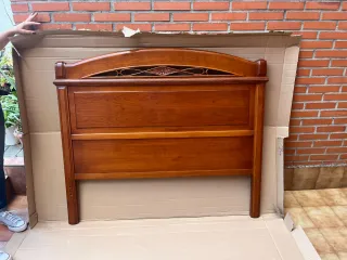 Juego de dormitorio color cerezo