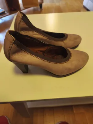 Zapatos planos mujer grises