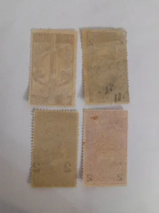 4 Francobolli Italiani 1911
