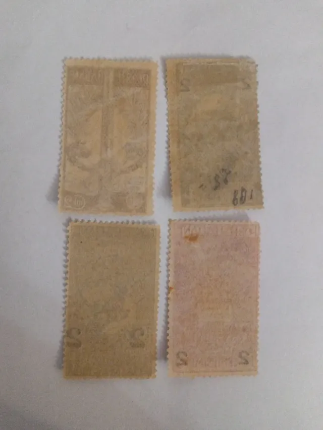 4 Francobolli Italiani 1911
