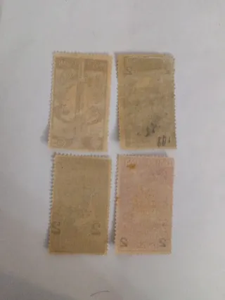 4 Francobolli Italiani 1911