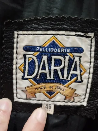 Cappotto Daria vera pelle vintage donna 46