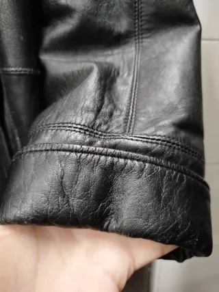 Cappotto Daria vera pelle vintage donna 46