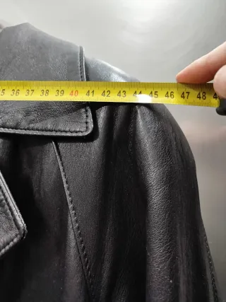 Cappotto Daria vera pelle vintage donna 46