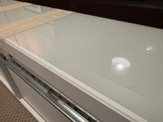 Mueble TV IKEA Besta blanco y beige