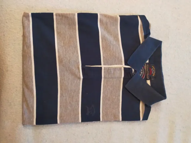 Polo manga corta Paul & Shark Rayas Talla grande