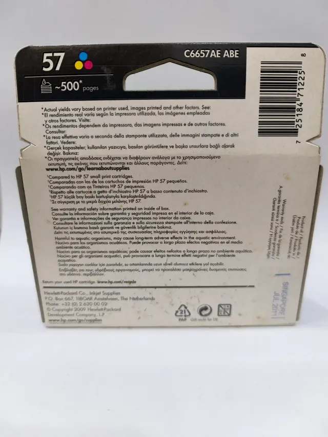 Cartucho HP 57 Tricolor