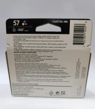 Cartucho HP 57 Tricolor NUEVO