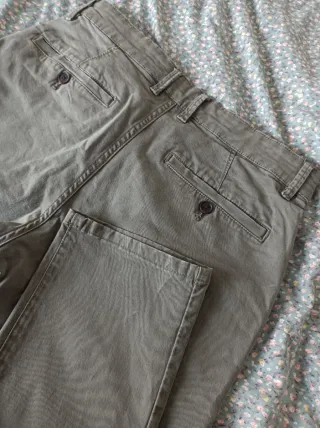 Pantalones Chinos Verdes Talla 42