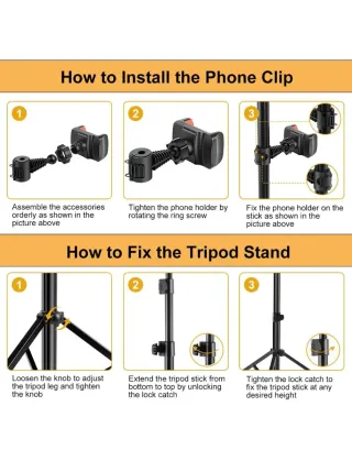 Aro de luz 10 con trípode y control
