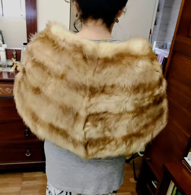 Estola de piel natural