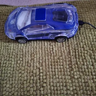 Altavoces coche azul y plata