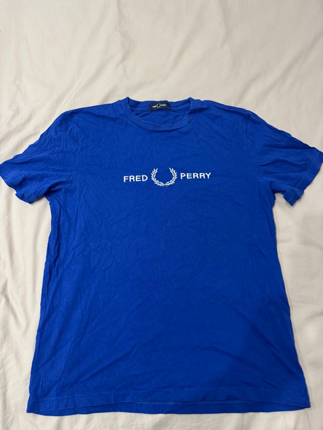 Camiseta Fred Perry Azul Talla M