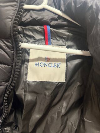 Chaqueta Moncler Negra Original