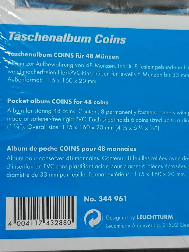 Album per monete Leuchtturm
