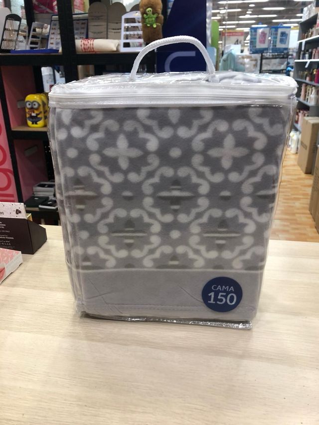 Sábanas Pirineo Cama 150cm Gris y Blanco