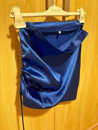 Gonna regolabile blu