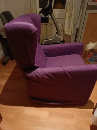 Sillón extensible lila