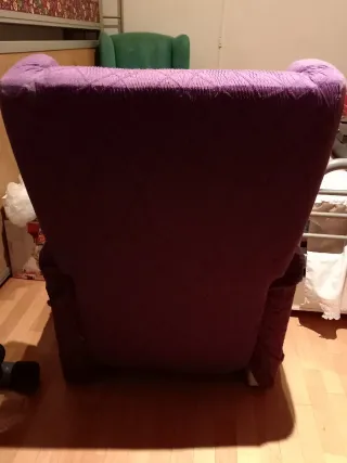 Sillón extensible lila
