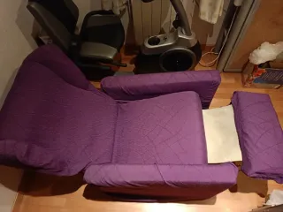 Sillón extensible lila