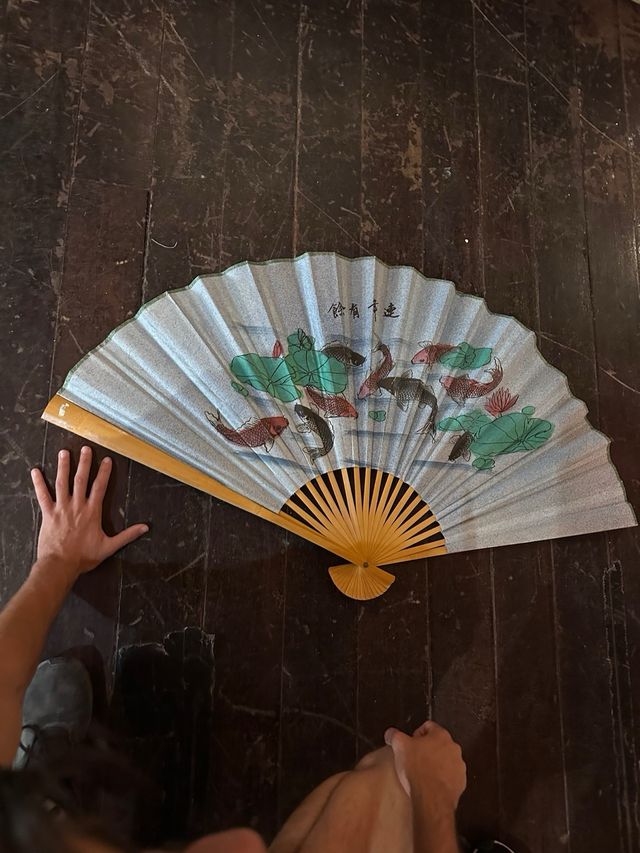 Ventilador decorativo japonês Koi