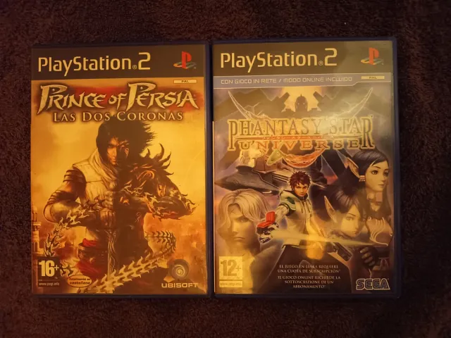 Pack Juegos PS2: Prince of Persia y Phantasy Star