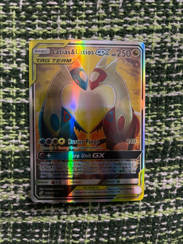 Pokemon Latias & Latios GX 250 HP TAG TEAM